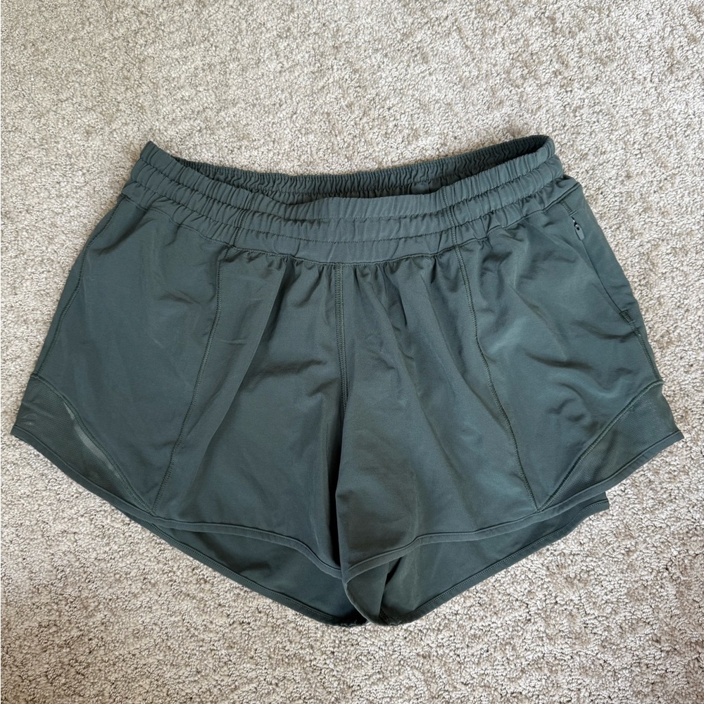 Lululemon Athletica Forest Green Athletic Shorts